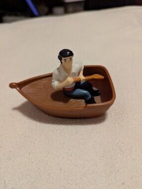 Vintage 1996 McDonald's Disney The Little Mermaid Prince Eric Boat Toy